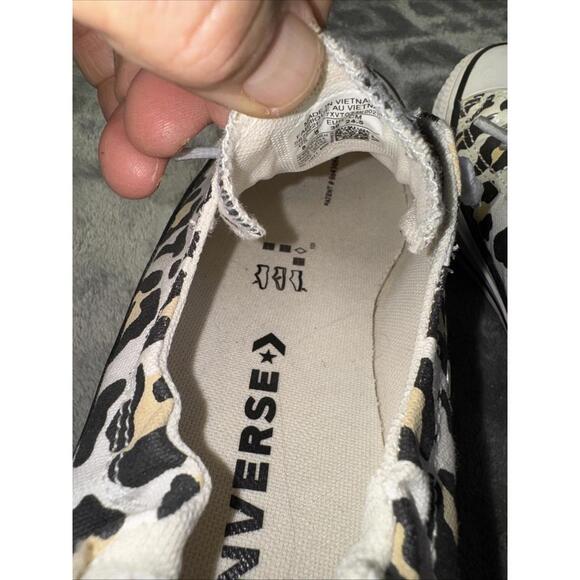 Converse All Star Chuck Taylor Leopard Low Top Shoreline Slip On Women 8 - Picture 4 of 15